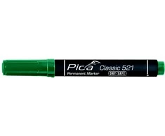 Pica Marker Pica nuolatinis žymeklis žalia, nuožulnus 2-6 mm, [521/36]