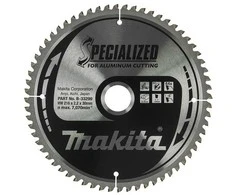 Makita T.C.T. pjūklas SPECIALIZED 216X2.2X30mm -5° T64 B-33299 T.C.T • 216 x30 mm • T64 • -5° • Aliuminiui