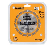 Pjovimo diskas DeWalt DT1946-QZ; 136x10 mm; Z16