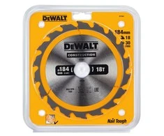 Pjovimo diskas medienai DeWalt DT1941-QZ; 184x30 mm; 18T