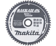 Makita T.C.T. pjūklas MAKBLADE PLUS 260X2.3X30mm 5° T60 B-08698 T.C.T • 260 x30 mm • T60 • 5° • Medienai