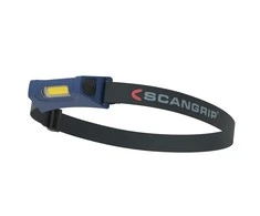 Žibintuvėlis ant galvos LED ZONE 2, USB, IP54, 200lm, Scangrip