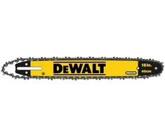 Grandininio pjūklo pjovimo juosta DeWalt DT20660-QZ; 16''; 40 cm; 3/8''; 1,1 mm + grandinė