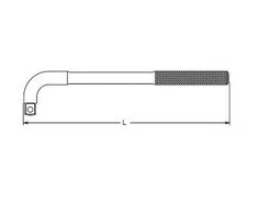 Kampinis suktuvas 1/2" KOKEN 4788 450 mm