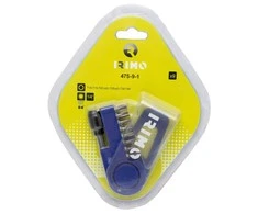 rinkinys 1/4" antgaliai su adapteriu, 9 vnt. Irimo [475-9-1], T10-T40
