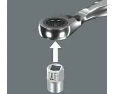 Rinkinys 11szt. nasadek sześciokątnych 1/4" su diskų įtaisu sześciokątnym 11 mm, rozmiary 4-13 mm, Zyklop Mini 2 w 1, Wera [05135021001]