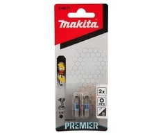 Makita Torsion sukimo antgalis (C-form), PZ2-25mm, 2vnt. Impact Premier E-03171 PZ2 • 25 mm • 1/4" • 2vnt