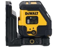 savaime išsilyginantis kryžminis lazeris su raudonu spinduliu, diapazonas iki 30 m, 3,6 V/1,7 Ah, USB, DEWALT [DCLE14201RB-XJ] lagaminas