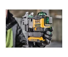Kryžminis lazerinis nivelyras DeWalt DCLE34021N-XJ; 18 V (be akumuliatoriaus ir pakrovėjo)
