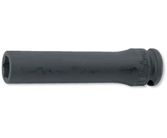 šešiakampis smūginis lizdas, prailgintas kvadratas 3/8", galvutės dydis 10 mm, Koken [13300M 10]