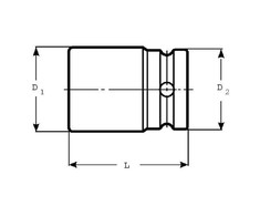 Bahco maitinimo galvutė 1/2" 15 mm