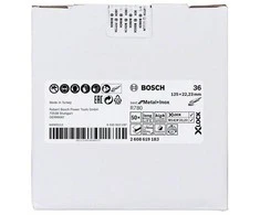 Bosch X-LOCK šlifavimo diskai Best Metal Inox 125 K36