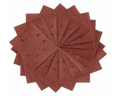 šlifavimo popierius 115x115mm su lipduku, 8 skylės, granuliacija 240, DeWalt [DT3035-QZ] 25 vnt.