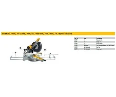 šoninė tvora Dewalt [DE7051-XJ]