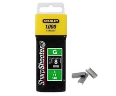 140 G tipo kabės „STANLEY" 1000 vnt. 8 mm
