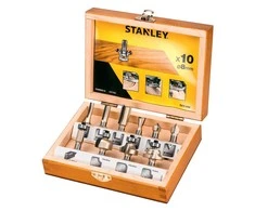 Grąžtas Stanley Frezų rinkinys TCT 10 PCE SET 8mm