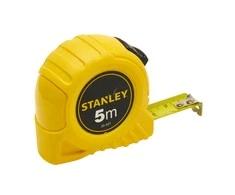 STANLEY MIARA ZWIJANA 5m PLASTIKOWY KORPUS, KARTA