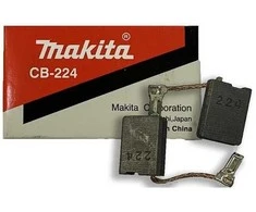 angliniai šepetėliai 2vnt CB-224 kampiniams šlifuokliams, Makita [191T31-1]