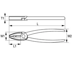 Kombinuotos replės 160mm 1000V VDE Irimo