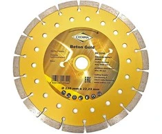 Deimantinis pjovimo diskas Cedima Beton Gold; 230x22,23 mm