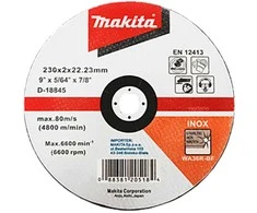 tarcza do cięcia stali / stali nierdzewnej, INOX, WA36R, 230/22,23/2,0mm, Makita [D-18845]