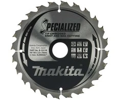 MAKITA PIŁA TARCZOWA 190x30x24z SPECJALIZED DREWNO (Z GWOŹDZIAMI I SĘKAMI)