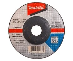 Makita Šlifavimo diskas 125X6 A24R Metalui D-18465