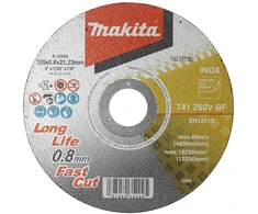Makita Pjovimo diskas 125X0.8mm, Z60V-BF, Inox E-22953