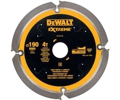 Pjovimo diskas fibrocementui DeWalt; 190x1,8x30,0 mm; Z4; 12°