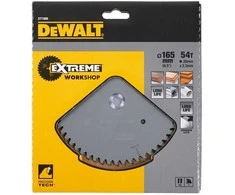 Pjūklo diskas aliuminiui, PVC pjovimui, 165/20 mm, 54 dantys, DeWalt [DT1088-QZ]