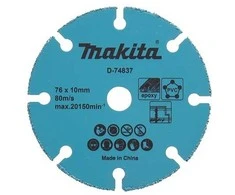 Makita Kietmetalio diskas su kietmetalio abrazyvu, 76mm D-74837 DMC300