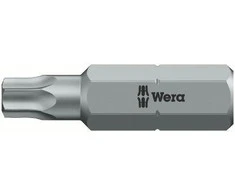 1/4" Torx BO antgalis, skirtas varžtams su lizdais, dydis TX7/25 mm, Wera [05066497001]