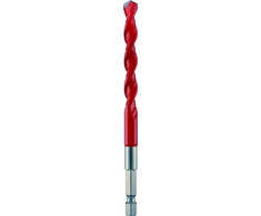universalus grąžtas mūrui, medienai, metalui, plytelėms, plastikui, 4,0/100 mm, su 1/4'' jungtimi, MultiCut Alpen [0027200400100]