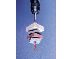universalus grąžtas mūrui, medienai, metalui, plytelėms, plastikui, 6,0/100 mm, su 1/4'' jungtimi, MultiCut Alpen [0027200600100]