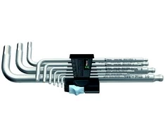 Wera 3950/9 Hex-Plus Stainless 1 L formos raktų rinkinys, metrinis, nerūdijantis