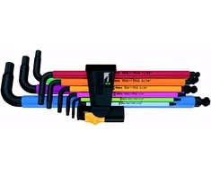 Wera rinkinyje 9 vnt. Hex-Plus Imperial 2 Hex-Plus Multicolor Imperial 2, Series 950/9 BlackLaser, colių