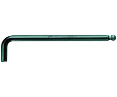 Hex-Plus šešiabriaunis raktas, metrinis, pailgas su rutuliuku, 12 mm WERA [05027111001]