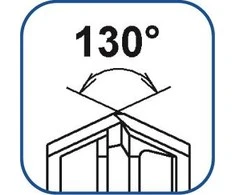 Widia grąžtas gelžbetoniui SDS-Max 4 briaunos, 40-1320/1200, Alpen [0089504000100]