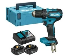 Makita DDF485RTJ Akumuliatorinis suktuvas gręžtuvas, 18 V, 2x 5,0 Ah Li-ion, 50/25 Nm, LED, bešepetėlinis