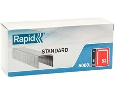 Kabės Rapid Standart, 53 tipo, 8mm, 5000vnt