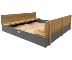 AXI smėlio dėžė XXL Ella 150 x 150 pilka