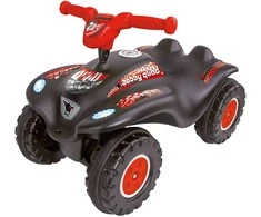 BIG Vaikiškas Motoroleris Bobby Quad Racing Juodas
