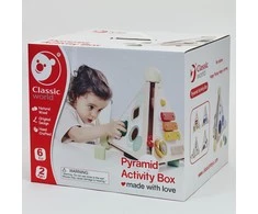 Classic World Medinių Žaislų Rinkinys - Aktyvumo Dėžė 4w1