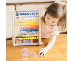 CLASSIC WORLD Medinis Abacus + Matematiniai veiksmai 46 vnt.