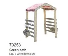 CLASSIC WORLD EDU Wooden Garden Gate Pergola Flower Stand