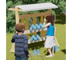 CLASSIC WORLD EDU Wooden Garden Hanger XXL