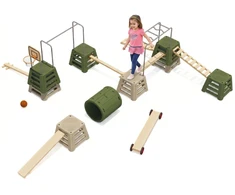 CLASSIC WORLD EDU Obstacle Course XXL Multi-Skill Motor Playground