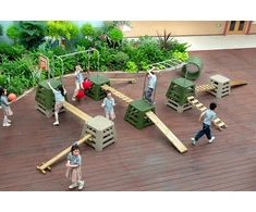 CLASSIC WORLD EDU Obstacle Course XXL Multi-Skill Motor Playground