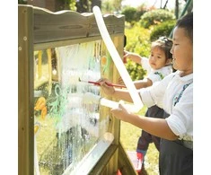 CLASSIC WORLD EDU Set Double-Sided Painting Board Easel with Vanduo Pump