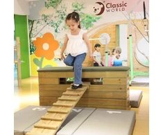 CLASSIC WORLD EDU Wooden Gymnastics Box 3 Levels Certificate